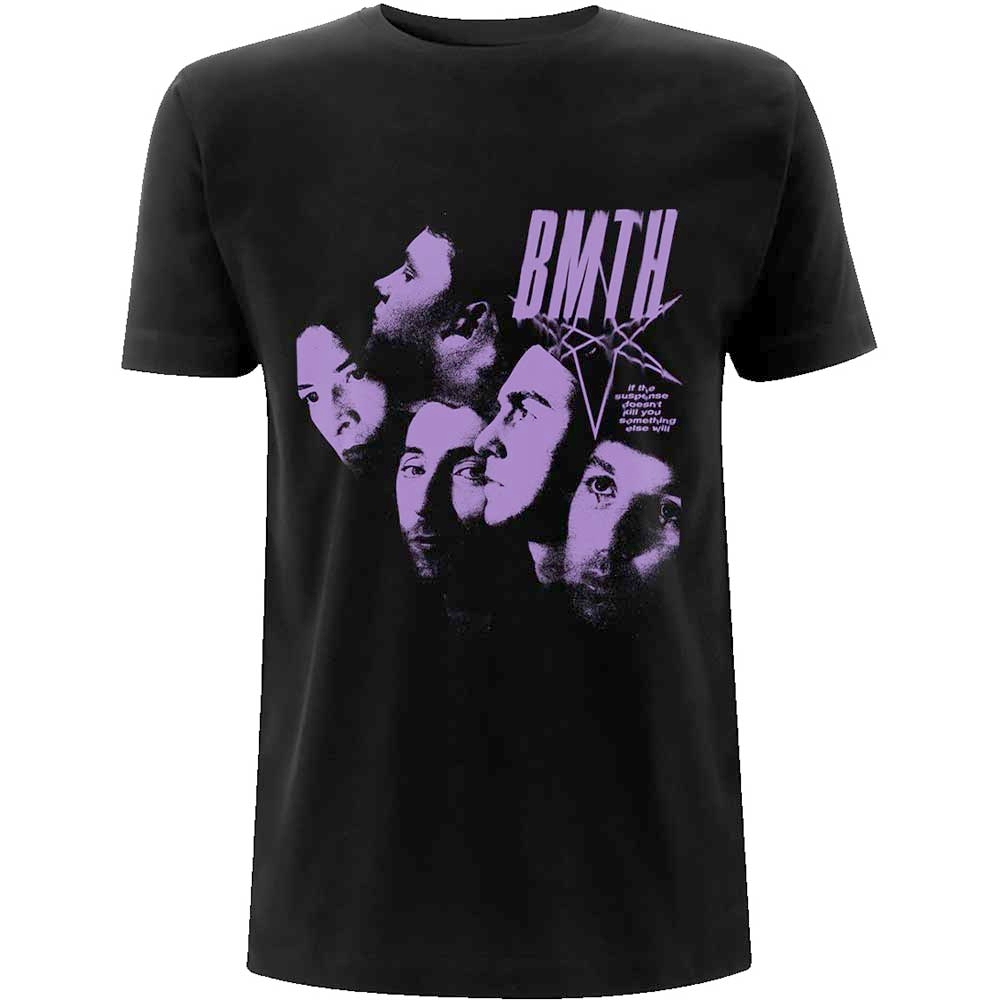 Bring Me The Horizon - Photo Montage Heren T-shirt - Zwart